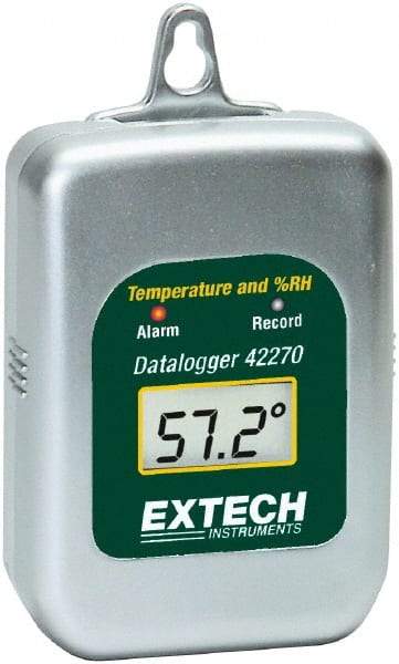 Extech - -40 to 185°F, 0 to 100% Humidity Range, Temp Recorder - Benchmark Tooling