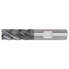 5/16x5/16x3/4x2-1/2 .060R 5FL Carbide End Mill-Round Shank-AlTiN - Benchmark Tooling