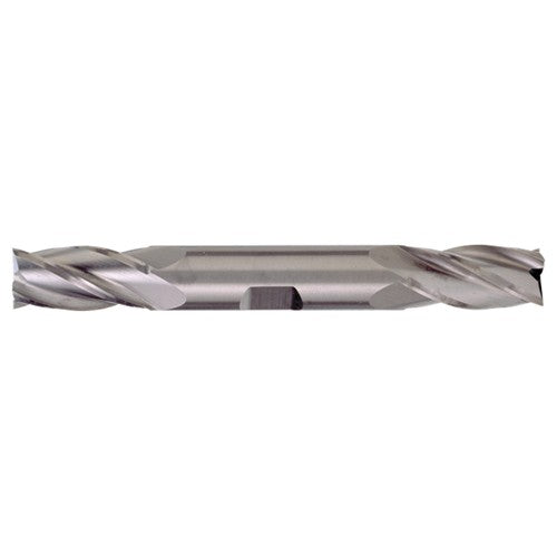 1/2″ × 1/2″ × 5/8″ × 3″ RHS / RHC Solid Carbide 4-Flute Square End General Purpose End Mill - Bright - Exact Industrial Supply