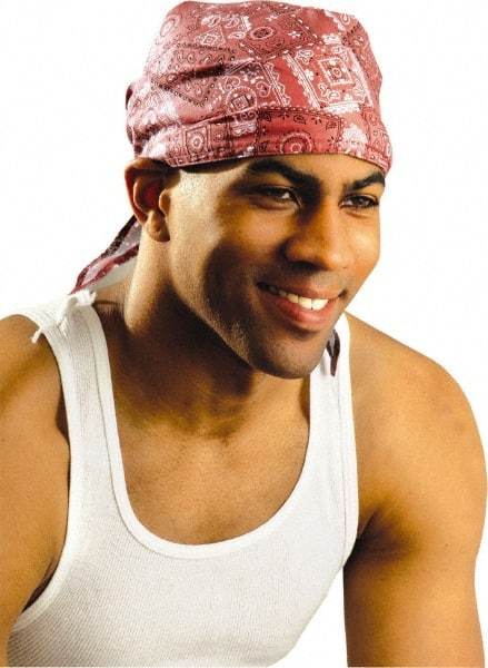 OccuNomix - Size Universal, Personal Cooling Tie Hat - Cotton with Cooling Crystals, Tie Closure - Benchmark Tooling