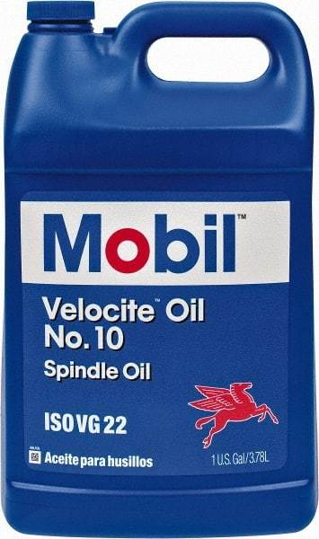 Mobil - 1 Gal Container Mineral Spindle Oil - ISO 22, 22 cSt at 40°C & 4 cSt at 100°C - Benchmark Tooling