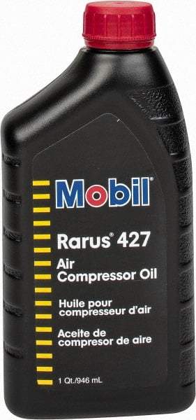 Mobil - Bottle, ISO 100, SAE 30, Air Compressor Oil - 300°, 104.6 Viscosity (cSt) at 40°C, 11.6 Viscosity (cSt) at 100°C - Benchmark Tooling