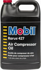 Mobil - 1 Gal Bottle, ISO 100, SAE 30, Air Compressor Oil - 300°, 104.6 Viscosity (cSt) at 40°C, 11.6 Viscosity (cSt) at 100°C - Benchmark Tooling