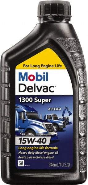 Mobil - 1 Quart Diesel Engine Oil - Grade 15W-40 - Benchmark Tooling