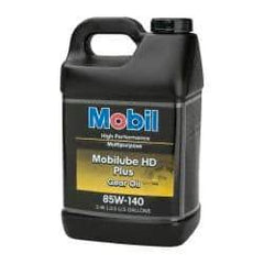 Mobil - 2.5 Gal Bottle, Gear Oil - 26.6 St Viscosity at 100°C, 260 St Viscosity at 40°C - Benchmark Tooling