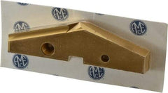 Allied Machine and Engineering - 4-1/4" Diam x 7/16" Thick, Seat Code 8, 144° Included Angle Spade Drill Insert - TiN Coated, High Speed Steel, Series GEN2 T-A - Benchmark Tooling