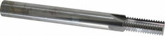 Scientific Cutting Tools - 7/16-20 Thread, 3/8" Shank Diam, Bright Coating, Solid Carbide Straight Flute Thread Mill - 4 Flutes, 3-1/2" OAL, 7/16" Min Noml Diameter - Exact Industrial Supply