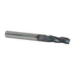 Scientific Cutting Tools - 5/16-40 UNS, 0.235" Cutting Diam, 3 Flute, Solid Carbide Helical Flute Thread Mill - Internal/External Thread, 0.66" LOC, 2-1/2" OAL, 1/4" Shank Diam - Benchmark Tooling