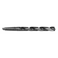 General Chipbreaker - 1-3/4", 4MT 118° Point High Speed Steel Taper Shank Drill Bit - Benchmark Tooling