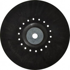 Value Collection - 9" Diam Locking Nut Disc Backing Pad - Hard Density, 9,000 RPM - Benchmark Tooling