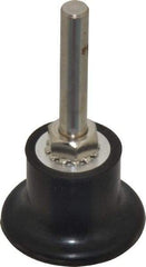 Value Collection - 1-1/2" Diam Quick-Change Type R Disc Backing Pad - 1/4" Shank Diam, Medium Density, 30,000 RPM - Benchmark Tooling