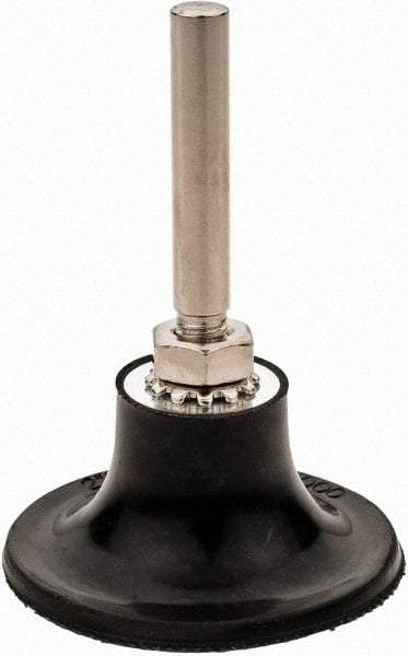 Value Collection - 2" Diam Quick-Change Type R Disc Backing Pad - 1/4" Shank Diam, Medium Density, 30,000 RPM - Benchmark Tooling