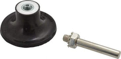 Value Collection - 2" Diam Quick-Change Type S Disc Backing Pad - 1/4" Shank Diam, Medium Density, 30,000 RPM - Benchmark Tooling