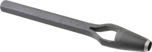 Value Collection - 1/4" Arch Punch - 4-1/2" OAL, Steel - Benchmark Tooling