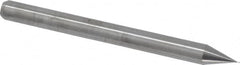Kyocera - 0.006", 0.009" LOC, 1/8" Shank Diam, 1-1/2" OAL, 2 Flute, Solid Carbide Square End Mill - Single End, Uncoated, Spiral Flute, 30° Helix, Centercutting, Right Hand Cut, Right Hand Flute, Series 1620 - Benchmark Tooling