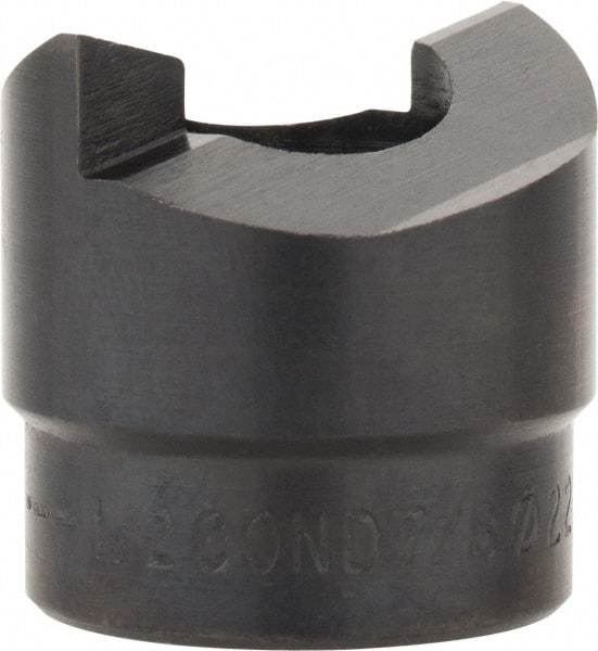 Greenlee - 1/2" Conduit Round Punch - 7/8" Hole Diam - Benchmark Tooling