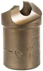 Greenlee - 1/2" Conduit Round Punch - 7/8" Hole Diam - Benchmark Tooling