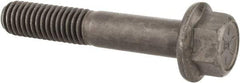 Value Collection - 7/16-14 UNC, 2-1/2" Length Under Head, Hex Drive Flange Bolt - 1-1/8" Thread Length, Grade 8 Alloy Steel, Smooth Flange, Phosphate & Oil Finish - Benchmark Tooling