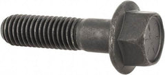 Value Collection - 1/2-13 UNC, 2" Length Under Head, Hex Drive Flange Bolt - 1-1/4" Thread Length, Grade 8 Alloy Steel, Smooth Flange, Phosphate & Oil Finish - Benchmark Tooling