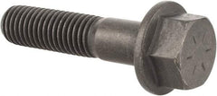 Value Collection - 5/8-11 UNC, 2-3/4" Length Under Head, Hex Drive Flange Bolt - 1-1/2" Thread Length, Grade 8 Alloy Steel, Smooth Flange, Phosphate & Oil Finish - Benchmark Tooling