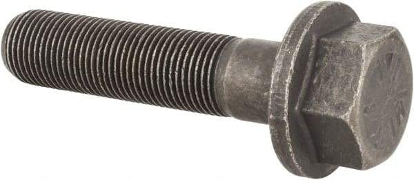 Value Collection - 5/8-18 UNF, 2-3/4" Length Under Head, Hex Drive Flange Bolt - 1-1/2" Thread Length, Grade 8 Alloy Steel, Smooth Flange, Phosphate & Oil Finish - Benchmark Tooling