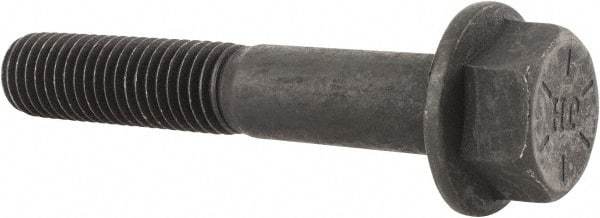 Value Collection - 5/8-11 UNC, 3-3/4" Length Under Head, Hex Drive Flange Bolt - 1-1/2" Thread Length, Grade 8 Alloy Steel, Smooth Flange, Phosphate & Oil Finish - Benchmark Tooling