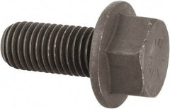 Value Collection - 3/4-10 UNC, 1-3/4" Length Under Head, Hex Drive Flange Bolt - 1-3/4" Thread Length, Grade 8 Alloy Steel, Smooth Flange, Phosphate & Oil Finish - Benchmark Tooling