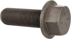 Value Collection - 3/4-16 UNF, 2-1/4" Length Under Head, Hex Drive Flange Bolt - 1-3/4" Thread Length, Grade 8 Alloy Steel, Smooth Flange, Phosphate & Oil Finish - Benchmark Tooling