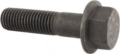 Value Collection - 3/4-10 UNC, 3" Length Under Head, Hex Drive Flange Bolt - 1-3/4" Thread Length, Grade 8 Alloy Steel, Smooth Flange, Phosphate & Oil Finish - Benchmark Tooling