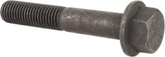 Value Collection - 3/4-10 UNC, 4-1/2" Length Under Head, Hex Drive Flange Bolt - 1-3/4" Thread Length, Grade 8 Alloy Steel, Smooth Flange, Phosphate & Oil Finish - Benchmark Tooling