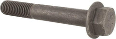 Value Collection - 3/4-10 UNC, 5" Length Under Head, Hex Drive Flange Bolt - 1-3/4" Thread Length, Grade 8 Alloy Steel, Smooth Flange, Phosphate & Oil Finish - Benchmark Tooling