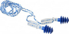 Howard Leight - Reusable, Corded, 21 dB Earplugs - Blue, 10 Pairs - Benchmark Tooling