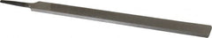 Value Collection - 12" Long, Second Cut, Hand American-Pattern File - Double Cut, 9/32" Overall Thickness, Tang - Benchmark Tooling