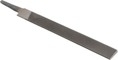 Value Collection - 6" Long, Second Cut, Knife American-Pattern File - Double Cut, 5/32" Overall Thickness, Tang - Benchmark Tooling
