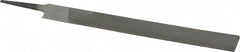 Value Collection - 8" Long, Second Cut, Knife American-Pattern File - Double Cut, 3/16" Overall Thickness, Tang - Benchmark Tooling