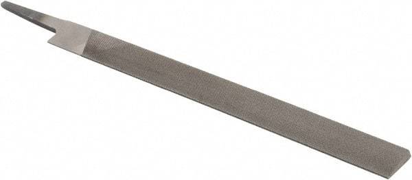 Value Collection - 10" Long, Second Cut, Knife American-Pattern File - Double Cut, 1/4" Overall Thickness, Tang - Benchmark Tooling