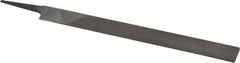 Value Collection - 10" Long, Smooth Cut, Knife American-Pattern File - Double Cut, 1/4" Overall Thickness, Tang - Benchmark Tooling
