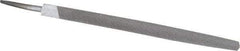 Value Collection - 8" Long, Bastard Cut, Triangle American-Pattern File - Double Cut, Tang - Benchmark Tooling