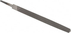 Value Collection - 6" Long, Smooth Cut, Triangle American-Pattern File - Double Cut, Tang - Benchmark Tooling