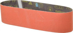 3M - 4" Wide x 36" OAL, 80 Grit, Ceramic Abrasive Belt - Ceramic, Medium, Coated, YF Weighted Cloth Backing, Wet/Dry, Series 777F - Benchmark Tooling