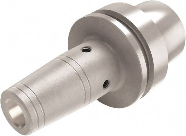 Seco - 8mm Hole Diam, HSK40E Taper Shank Shrink Fit Tool Holder & Adapter - 1.968" Projection, 0.827" Nose Diam, 1.024" Clamping Depth, 45,000 RPM, Through Coolant - Exact Industrial Supply