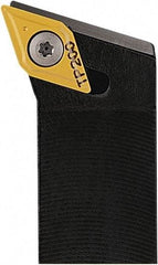 Seco - SDHC, Right Hand Cut, 107.5° Lead Angle, 20mm Shank Height x 20mm Shank Width, Neutral Rake Indexable Turning Toolholder - 125mm OAL, DC..11T3.. Insert Compatibility, Series Screw Lock - Benchmark Tooling