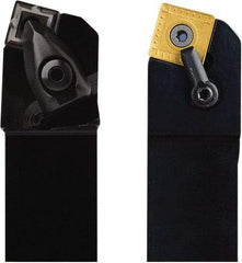 Seco - DSBN, Right Hand Cut, 75° Lead Angle, 20mm Shank Height x 20mm Shank Width, Negative Rake Indexable Turning Toolholder - 125mm OAL, SNM..1204.. Insert Compatibility, Series Dual Clamp - Benchmark Tooling