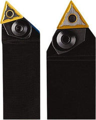 Seco - PTNN, Right Hand Cut, 63° Lead Angle, 32mm Shank Height x 25mm Shank Width, Negative Rake Indexable Turning Toolholder - 170mm OAL, TN..1604.. Insert Compatibility, Series Pin & Wedge - Benchmark Tooling