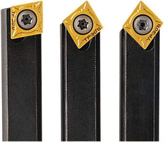 Seco - 50mm OAL, 10mm Shank Diam, S-SCAC Indexable Boring Bar - CC.. 0602.. Insert, Screw Holding Method - Benchmark Tooling