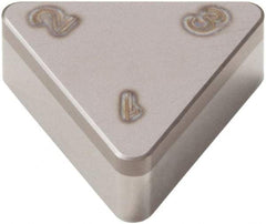 Seco - TNGN223 Grade CBN150 PCBN Turning Insert - Uncoated, 60° Triangle, 1/4" Inscr Circle, 1/8" Thick, 3/64" Corner Radius - Benchmark Tooling