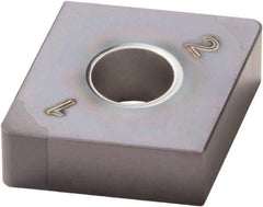 Seco - CNGA432 Grade CBN060K PCBN Turning Insert - TiSiAlN Finish, 80° Diamond, 1/2" Inscr Circle, 3/16" Thick, 1/32" Corner Radius - Benchmark Tooling