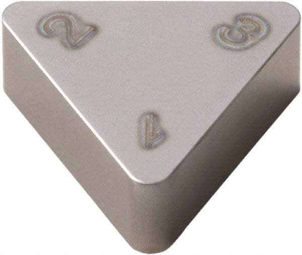 Seco - TNGN33 Grade CBN200 CBN Milling Insert - Uncoated, 3/16" Thick, 3/8" Inscribed Circle - Benchmark Tooling