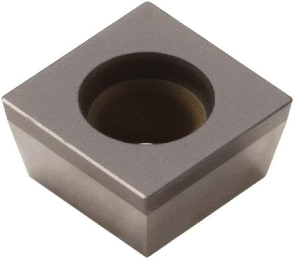 Seco - SCGW32.51 Grade CBN200 PCBN Turning Insert - Uncoated, 90° Square, 3/8" Inscr Circle, 5/32" Thick, 1/64" Corner Radius - Benchmark Tooling