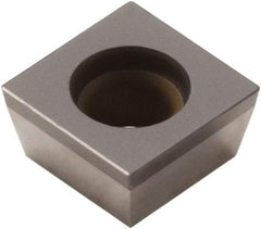 Seco - SCGW32.52 Grade CBN200 PCBN Turning Insert - Uncoated, 90° Square, 3/8" Inscr Circle, 5/32" Thick, 1/32" Corner Radius - Benchmark Tooling